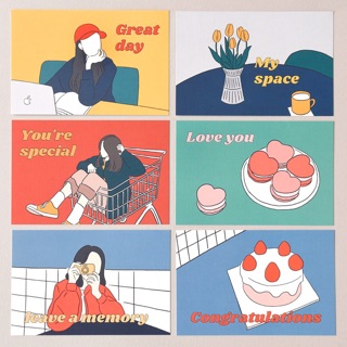 現貨‘DOIT韓國代購🇰🇷Monolike 插畫 明信片