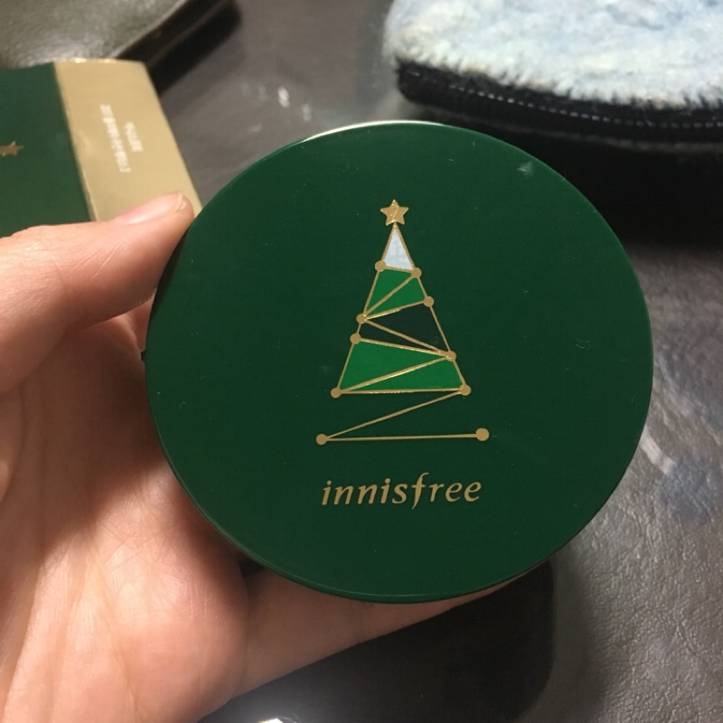 全新❗️innisfree 氣墊粉餅殼 綠色聖誕 +21色號氣墊粉餅