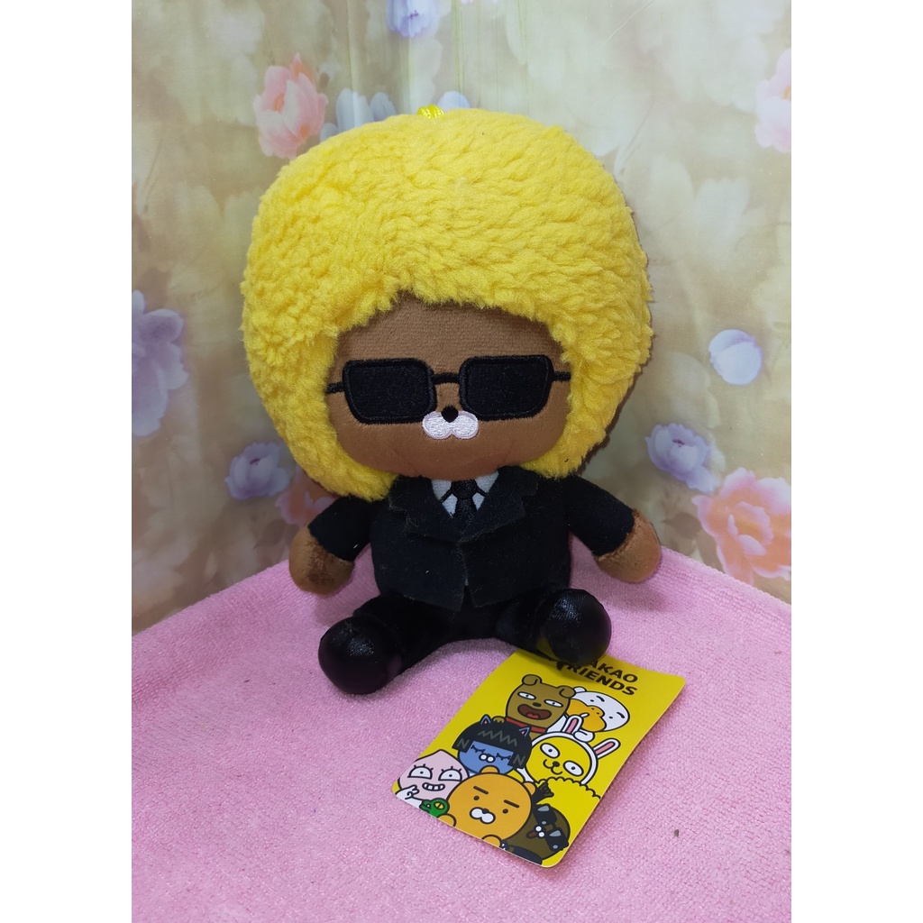 正版 韓國 萊恩家族 KAKAO friends 坐姿款 吊飾 娃娃 玩偶 絨毛玩偶 Jay-G 地鼠 15CM