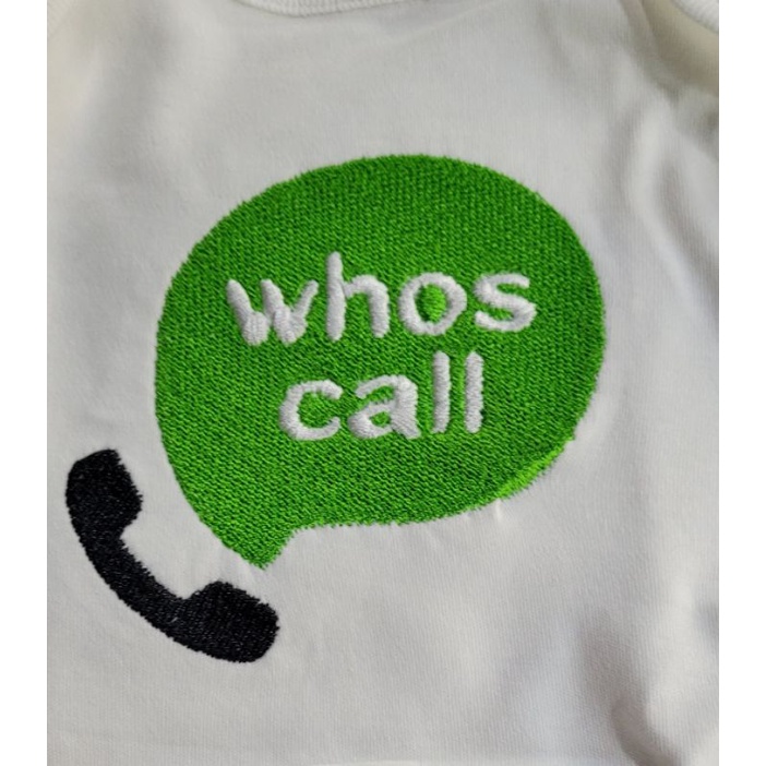 whoscall短袖包屁衣 whoscall  熱門APP 3~6個月 新生兒 next品牌