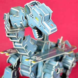 Microrobot 3D立體拼圖 PC-013 機器人裝甲獸 航母巨雷龍(關節可動) 佳廷模型 M54242