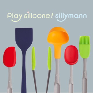 【愛寶婦幼用品館】韓國 sillymann 100%鉑金矽膠 廚房烘焙料理工具 拌炒/煎鏟/湯杓/抹刀/料理夾