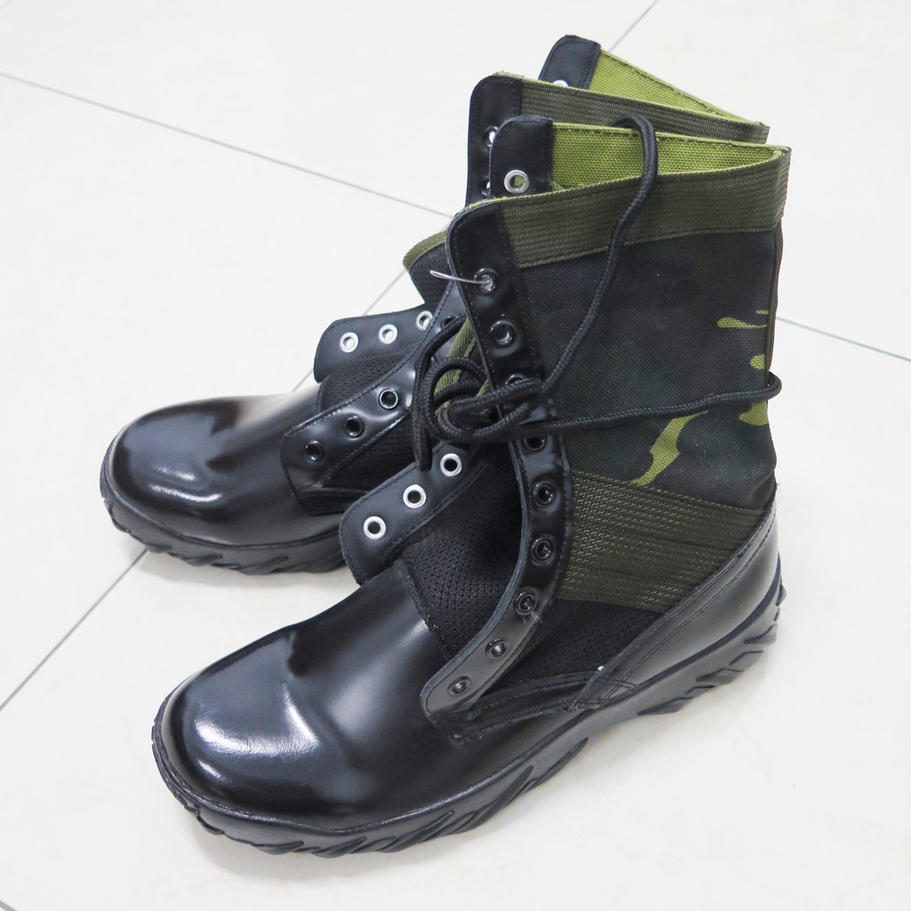 全新【快速出貨】迷彩大頭皮鞋(附贈拉鍊盤) - 台灣製造國軍戰鬥靴戰鬥鞋野戰靴工作鞋