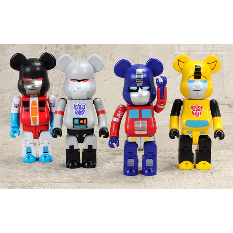 BE@RBRICK X TRANSFORMERS 變形金剛 30週年 庫柏力克 200% 柯博文 密卡登 大黃蜂 天王星