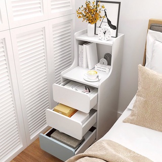 【爆款 免運】床頭櫃簡約現代迷你小型超窄款置物架簡易小櫃子臥室床邊櫃長條櫃 BWPM