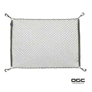 【圓融工具小妹】大特價日本 OGC 彈力固定網 60*90cm 4鉤 汽車露營 釣魚 固定網 8607#830