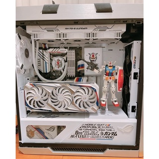 【小熊♫MOD】華碩 太陽神 鋼彈 ASUS ROG Helios GUNDAM x 客戶ＤＩＹ模組線材展示分享 /