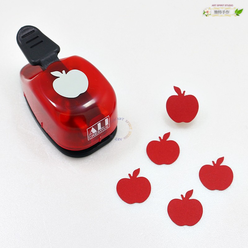 ALI 34A 蘋果 水果 中型打孔器 造型打孔機 2.5 x 2.3cm 打洞器 打洞機