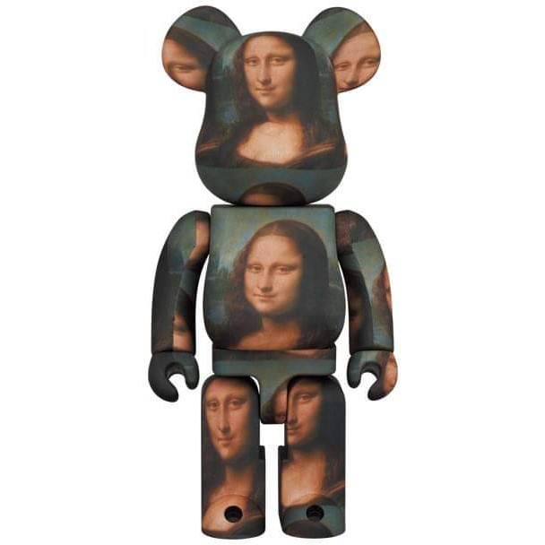 BE@RBRICK LEONARD DE VINCI Mona Lisa蒙娜麗莎庫柏力克熊1000%全新現貨