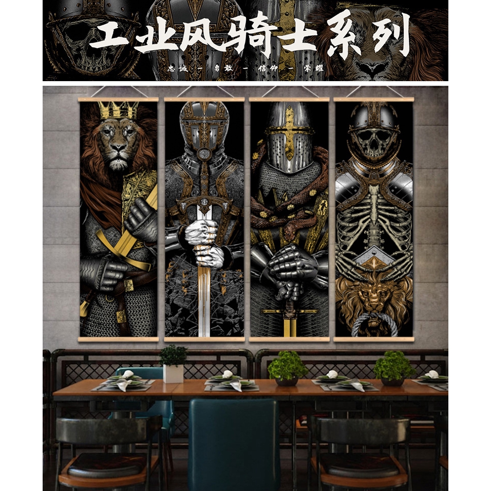 日本和風浮世繪裝飾畫日式掛畫虎鬥忍者紋身刺青店酒吧料理店裝飾畫壁畫家居簡軸掛畫 蝦皮購物