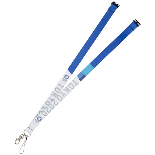 東京奧運 官方手機識別證吊繩 藍色+白色 東奧 紀念品週邊官方商品 預估商品到貨需3週