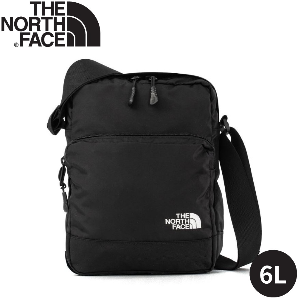 【The North Face 6L斜背包《黑/白》】2SAE/斜背/側背包/休閒背包/通勤/旅遊/悠遊山水