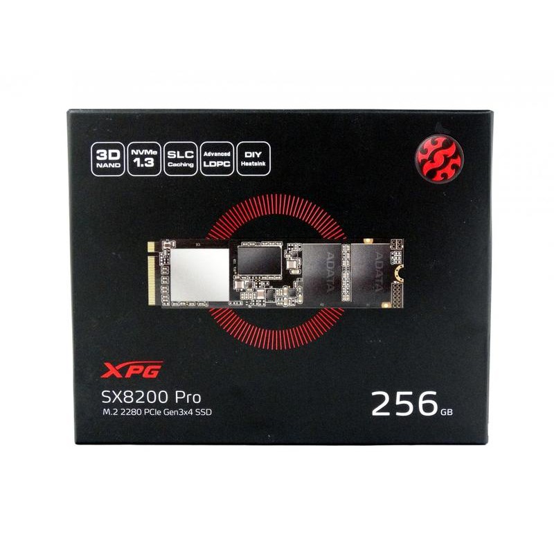 ADATA 威剛 XPG SX8200 Pro 256G M.2 PCIe SSD 固態硬碟 含散熱片 現貨 廠商直送