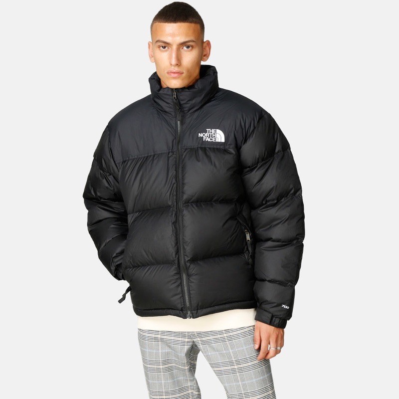 north face retro nuptse black