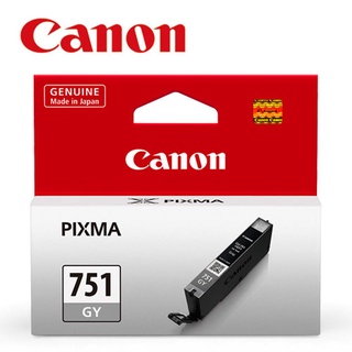 【蝦皮直營】Canon CLI-751GY 原廠灰色墨水匣 廠商直送