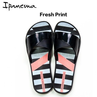 IPANEMA 流行印花 Fresh Print系列 女款時尚拖鞋 .黑色 『夢工場Cristal』