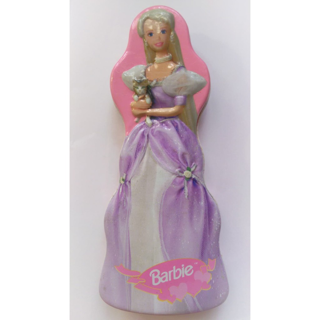 芭比娃娃 芭比 Barbie 鐵盒 文具 收納盒 鉛筆盒 促銷💟