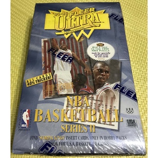 NBA 95/96 Fleer Ultra Series 2 Basketball Hobby Box 盒卡 卡盒 卡包