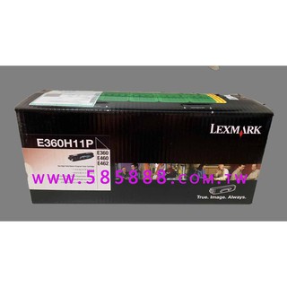 LEXMARK E360H11P 利盟 原廠黑色高容量碳粉匣