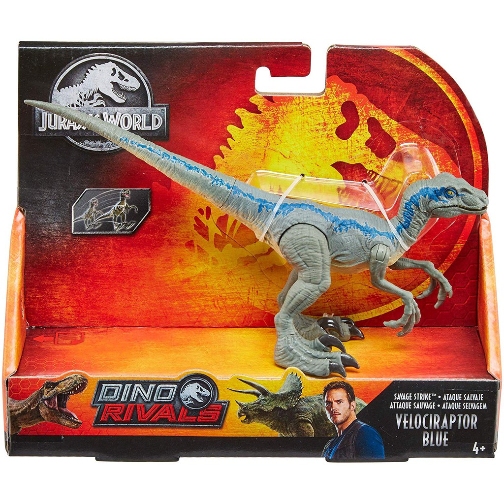 【Toy Fun】現貨*  美國空運 侏儸紀世界殞落國度 迅猛龍 Blue Velociraptor可動公仔