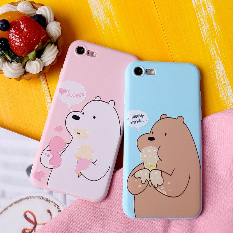 【預購、團購】iphone手機殼 We Bare Bears熊熊遇見你 i6~ix 4.7吋 5.5吋 5.8吋機型皆可
