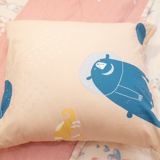 喵星球 純棉方抱枕 45cmX45cm 臺灣製 棉床本舖【超取限購一件】 交換禮物