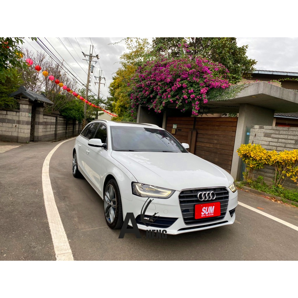 【FB搜尋桃園阿承】奧迪 超人氣A4跑9萬 35TFSI 2015年 1.8CC 白色 二手車 中古車