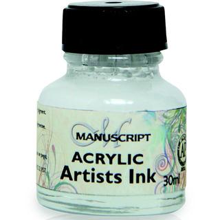 小資媽媽 英國 manuscript 30ml 白色 沾水筆 墨水 MDP046