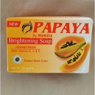 Sabun Pepaya Filipin Mamaya 135 Gram 印尼 木瓜肥皂