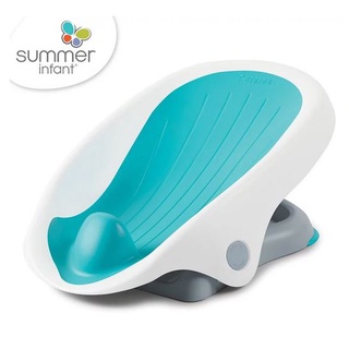 美國 Summer Infant 可調式時尚摺疊洗澡躺椅-藍 公司貨 洗澡椅 嬰兒洗澡椅 摺疊 折疊 可調整傾斜角度