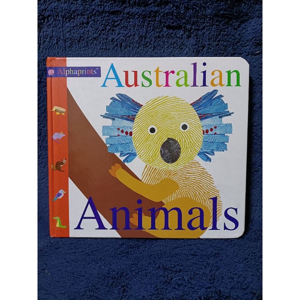 英文厚本書 童書 繪本 Australian Animals 摸摸書