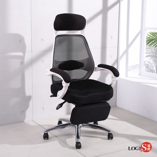 LOGIS｜電腦椅 保固一年!! 電競椅 坐臥兩用椅子 賽車椅 超跑椅 辦公椅 升降椅 書桌椅 主管椅【W583ZRB】