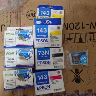 Epson 143高印量墨水 73n 系列墨水隨意賣 紅 黃 藍