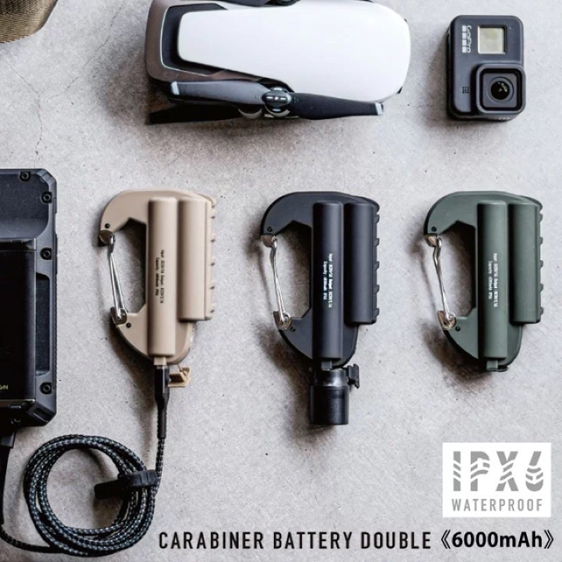 現貨 Carabiner Battery 登山扣行動電源 3000mah 6000mah 蝦皮購物