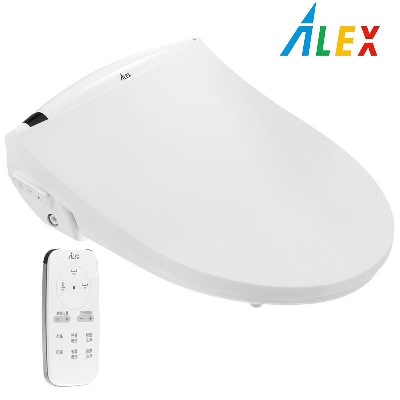 §衛浴精品小舖§↑ 贈噴頭ALEX電光 免治馬桶座 電腦馬桶蓋 EF9520RS/EF9530RS溫水溫座