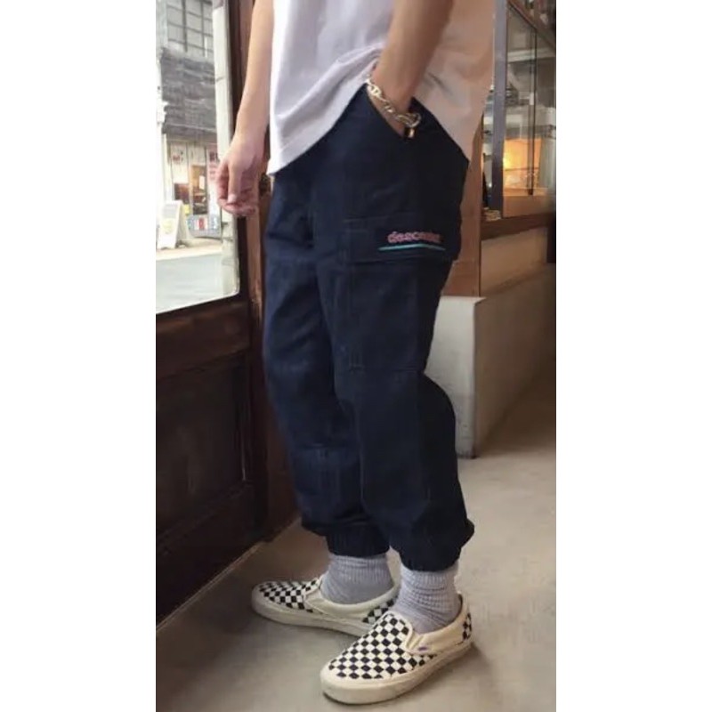 パンツ DESCENDANT CARGO DENIM TROUSERS descendant cargo denim trousers