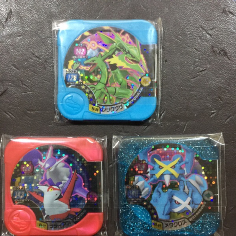 Pokemon tretta 寶可夢 台灣第六彈4星巨金怪，隱藏卡-拉蒂亞斯，3星烈空座 正版卡