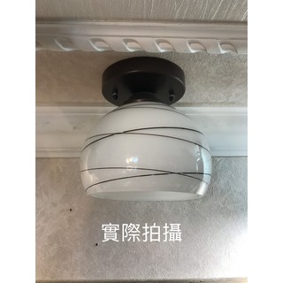 【雨果燈飾】【臺灣製造】【含稅附發票】現貨秒出 白玉直筒玻璃燈 單吸 走廊燈 不規則線條單燈 過道燈 樓梯燈 浴室燈