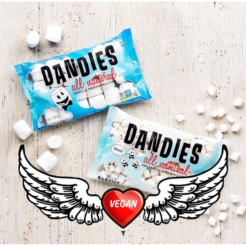 ★現貨Jodi’s Vegan Dandies marshmallows美國丹迪斯全素非基改造無明膠香草棉花糖全素雪Q餅
