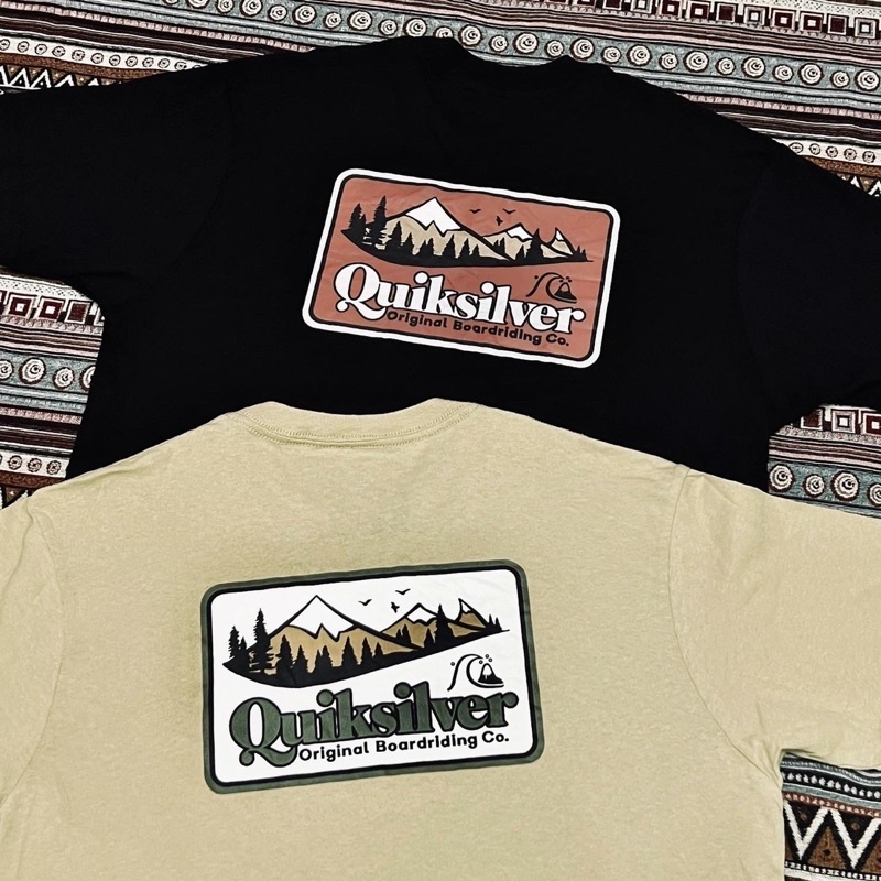 澳洲 戶外品牌 Quiksilver 印花 短袖T恤