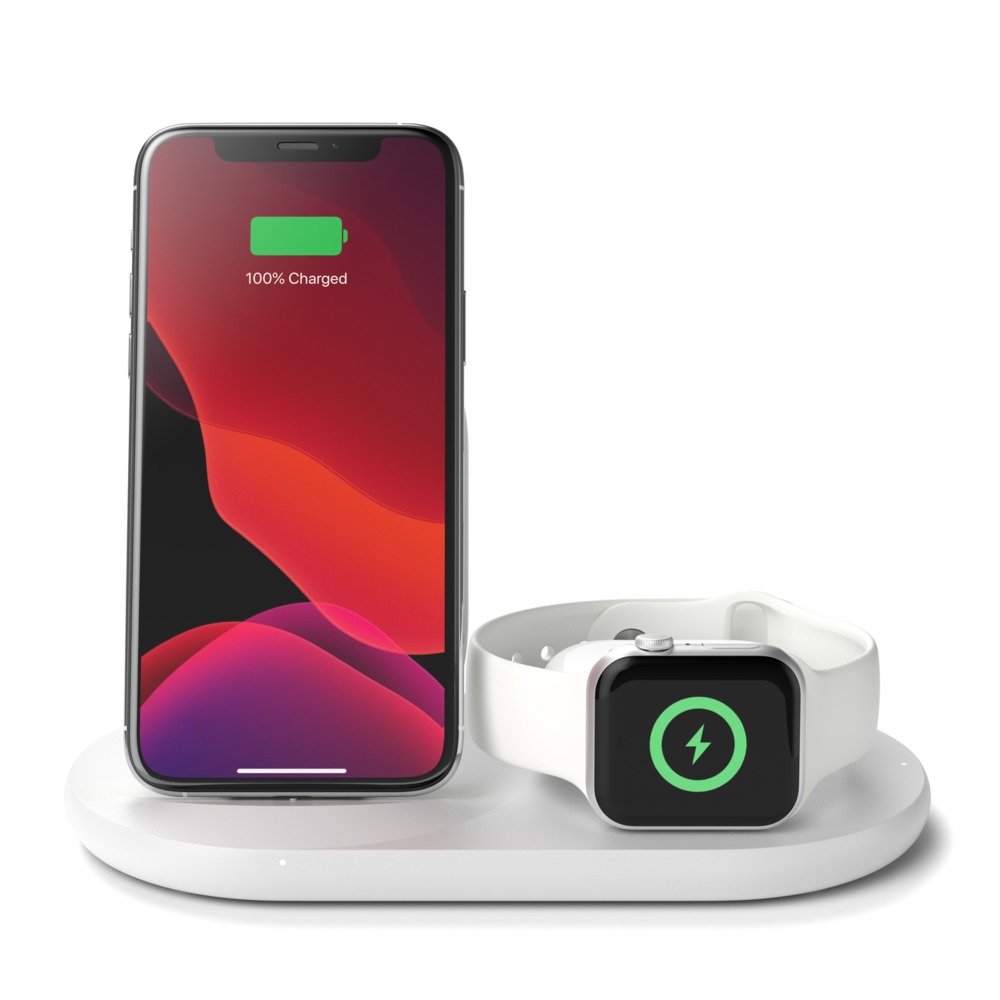 Belkin 3合1 Qi無線充電器 iPhone  Apple Watch適用 Apple 蘋果耳機 【蝦皮團購】