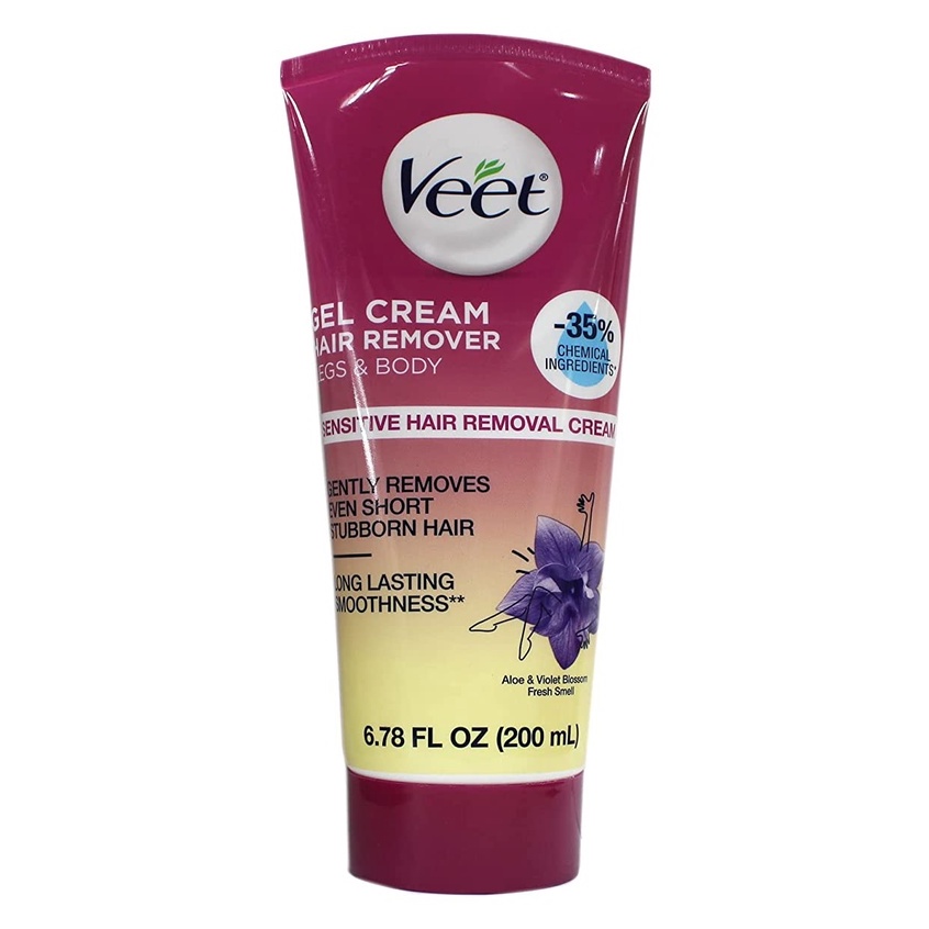 🇫🇷法國 Veet 薇婷 除毛膏 蘆薈紫羅蘭香 敏感肌除毛膏 200ml