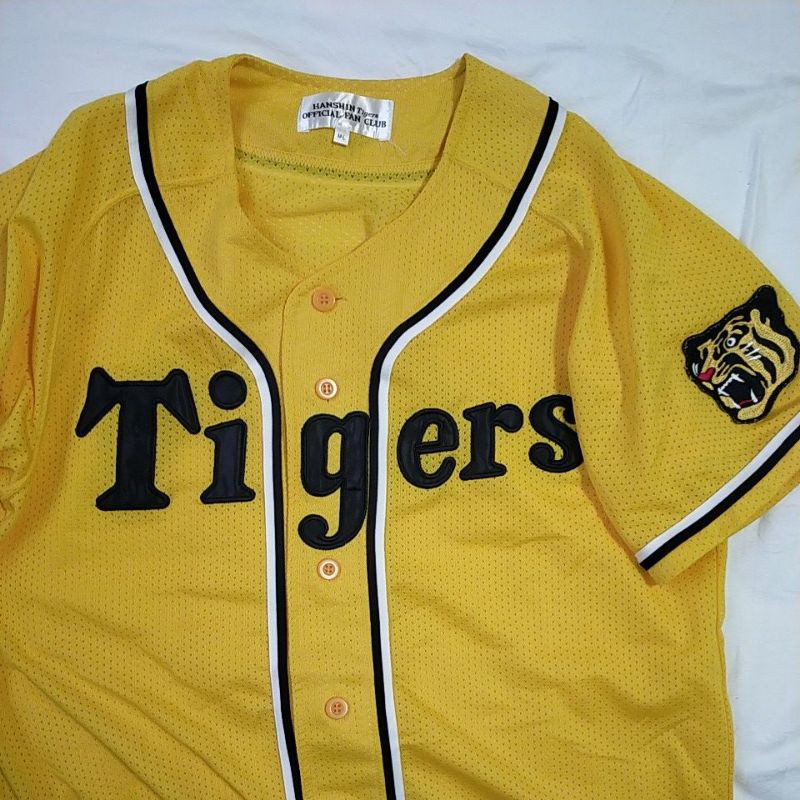 【出清】阪神虎 阪神 Tigers fan club 限量球衣 刺繡 透氣 M-L