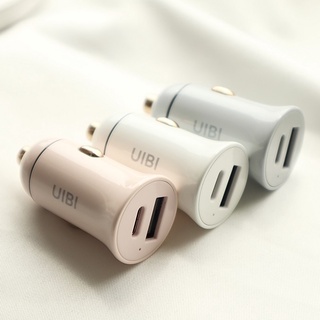 【UIBI】30W雙孔(USB-C+USB A)快充車充(PD/QC)-共3色《泡泡生活》