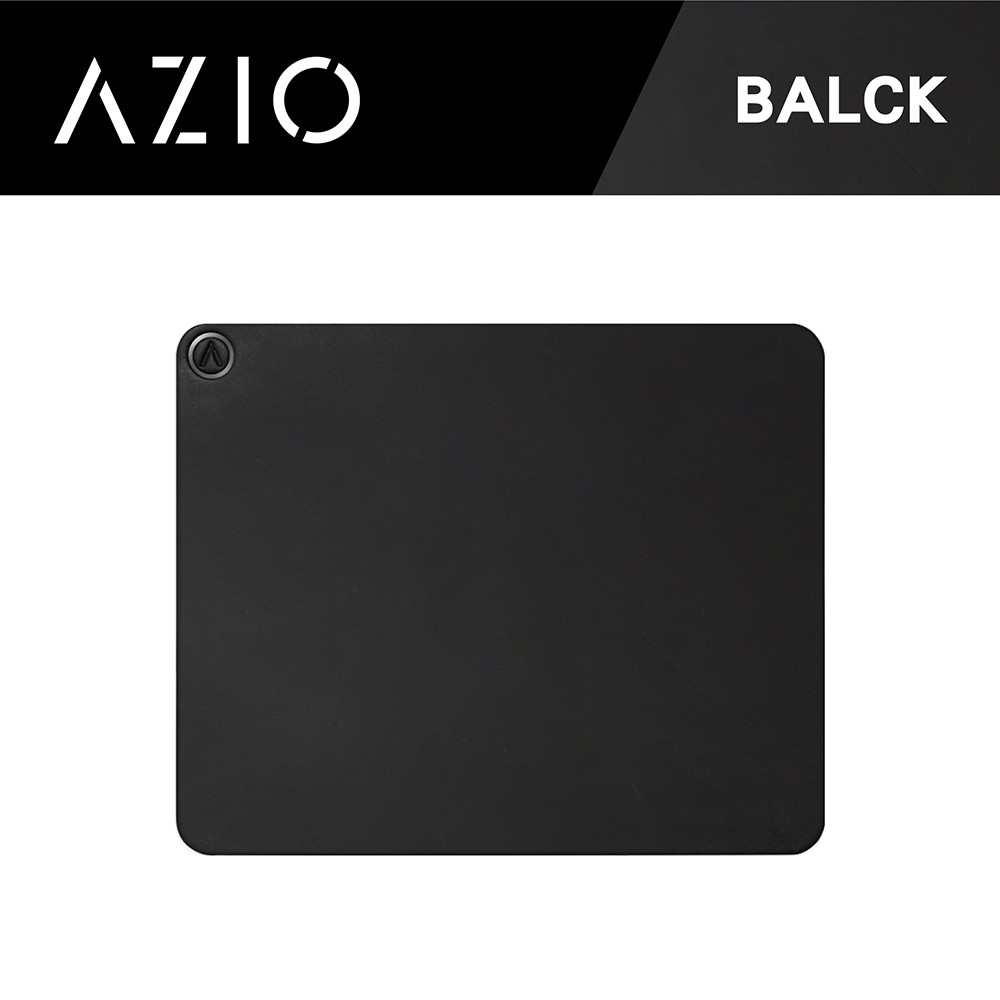 AZIO 原廠認證 RETRO CLASSIC 義大利手工牛皮滑鼠墊 方形 黑色 官方授權旗艦店