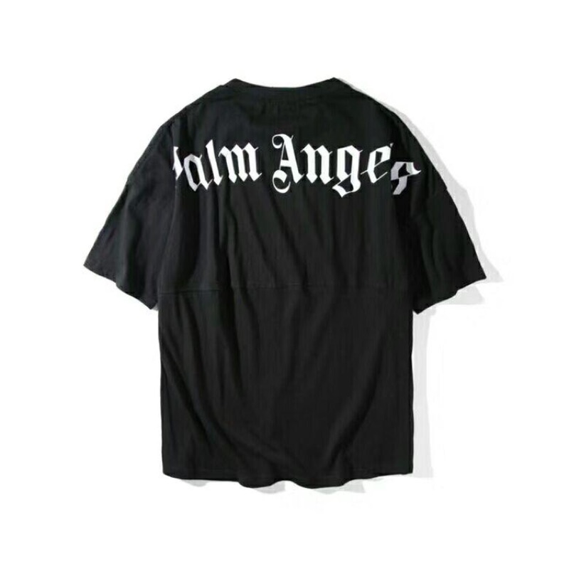 英國代購🇬🇧（男） PALM ANGELS Logo Over black T-Shirt Logo 短T 