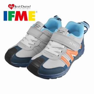 [新竹-實體門市]IFME-勁步系列 勁步如飛-灰色 日本機能童鞋 原廠公司貨 運動鞋 布鞋