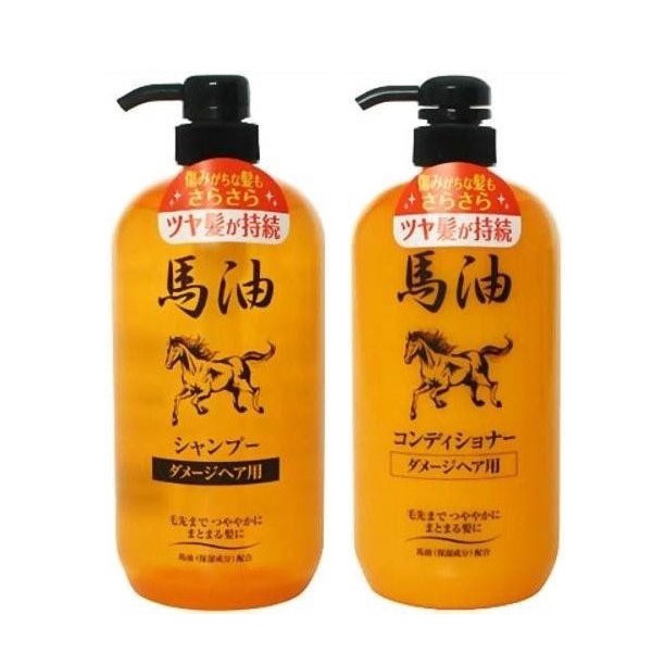 日本馬油保濕洗髮精/潤絲精 1000ml