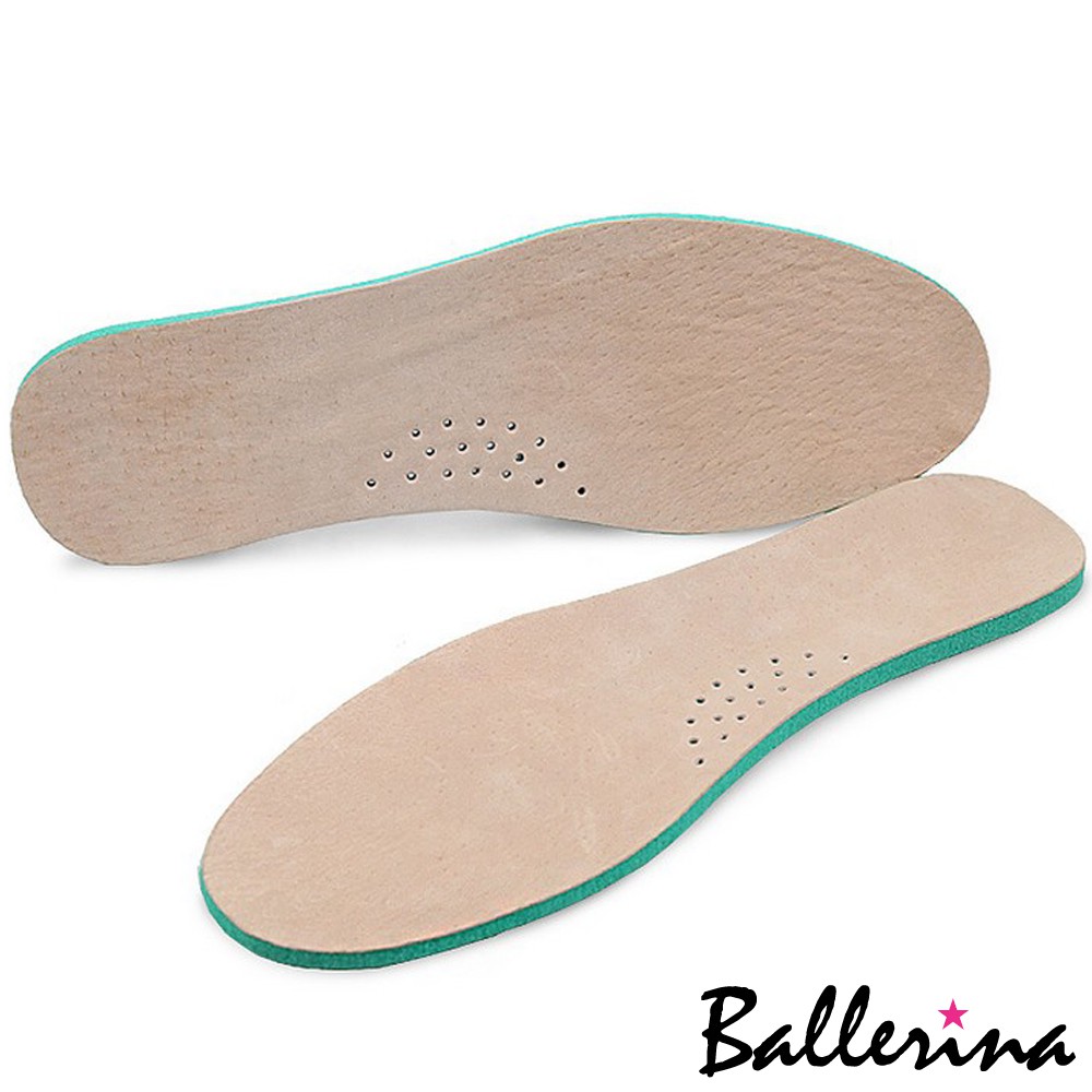 Ballerina-豬皮透氣厚實海綿減震鞋墊(1對入)
