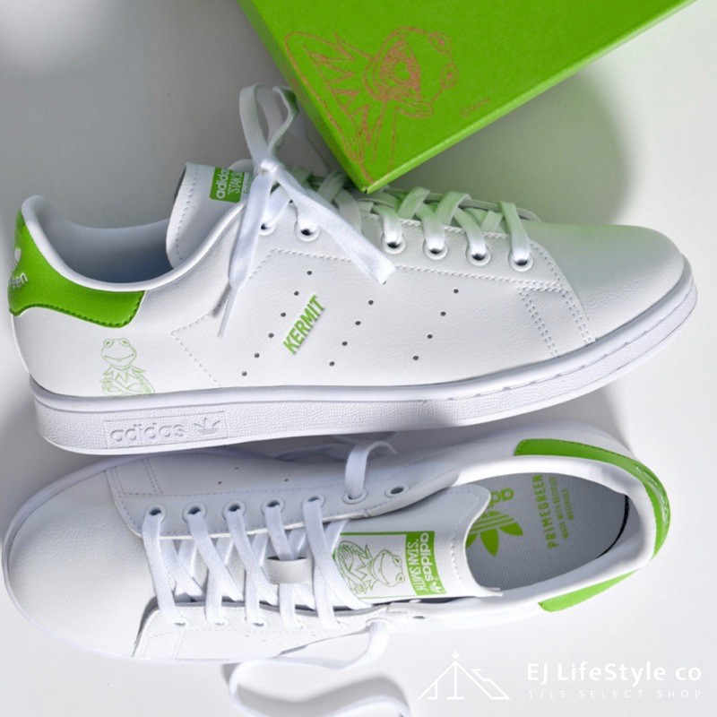 -EJ- Adidas originals Stan Smith Kermit 白綠 迪士尼 科米蛙 板鞋 FX5550